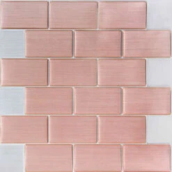 Hampton Copper Brick Mosaic Self Adhesive Wall Tile 7 Hampton Copper Brick Mosaic Self Adhesive Wall Tile -Stanlty Shop 359978 hampton copper brick mosaic self adhesive wall tile 2
