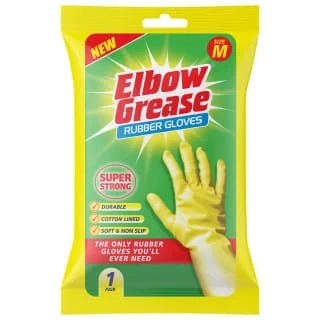 Elbow Grease Rubber Gloves 1 Pair 3 Elbow Grease Rubber Gloves 1 Pair