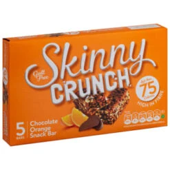 B&M Skinny Crunch Snack Bars 5pk - Chocolate Orange