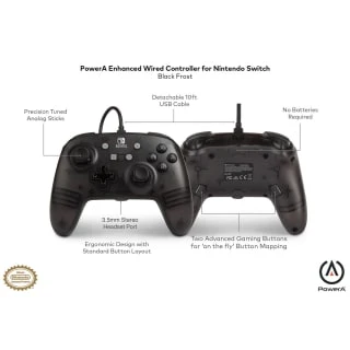 Nintendo Switch Enhanced Wired Controller - Black 5 Nintendo Switch Enhanced Wired Controller - Black - Image 3