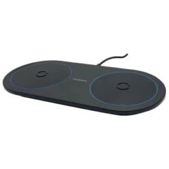 Goodmans Qi Wireless Dual Charging Pad - Black -Stanlty Shop 364133 goodmans dual wireless charging pads black