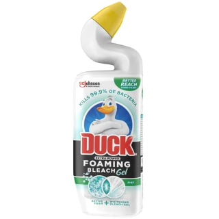 Duck Toilet Foaming Bleach Gel 750ml - Pine 3 Duck Toilet Foaming Bleach Gel 750ml - Pine