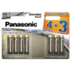Panasonic AA Alkaline Batteries 7pk -Stanlty Shop 365169 7pk panasonic aa alkaline batteries
