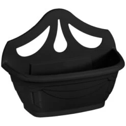 B&M Venetian Wall Planter 42cm - Black