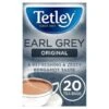 Tetley Earl Grey Original Tea Bags 20pk -Stanlty Shop 370010 tetley 20s earl grey
