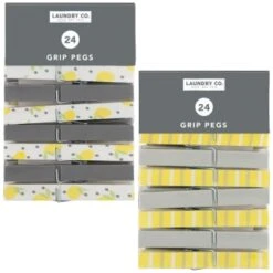 B&M Printed Pegs Jumbo Pack 20pk - Stripes -Stanlty Shop 370357 20pk printed jumbo pegs