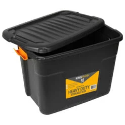 Kingmann Heavy Duty Black Box 60L -Stanlty Shop 370946 heavy duty black box 60l 2