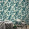 Forage Teal Wallpaper -Stanlty Shop 371203 grandeco forage teal wallpaper 2