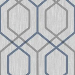 Oria Glitter Hex Navy-Grey Wallpaper -Stanlty Shop 371340 belgravia oria glitter hex navy grey wallpaper