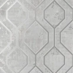 Armature Geo Wallpaper - Grey -Stanlty Shop 371361 armature geo grey wallpaper