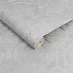 Armature Geo Wallpaper - Grey -Stanlty Shop 371361 armature geo grey wallpaper1