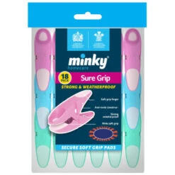 Minky Sure Grip Pegs 18pk