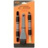 RAC Car Interior Brush Set 3pc -Stanlty Shop 372106 rac car interior cleaning brushes 4