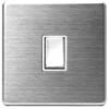 Satin Finish Screwless Light Switch -Stanlty Shop 372264 satin finish screwless light switch
