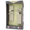 Larch Satin Effect Door Handles -Stanlty Shop 373427 larch door handles
