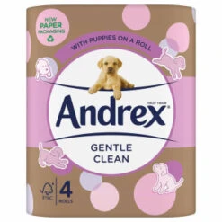 Andrex Gentle Clean Toilet Tissue 4pk