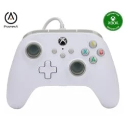 Xbox Power A Series X/XS Wired Controller - White -Stanlty Shop 374171 power a xbox wired controller white