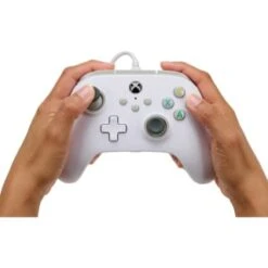 Xbox Power A Series X/XS Wired Controller - White -Stanlty Shop 374171 power a xbox wired controller white 3