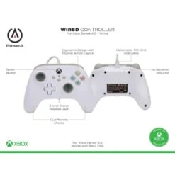 Xbox Power A Series X/XS Wired Controller - White -Stanlty Shop 374171 power a xbox wired controller white 7