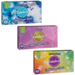 Fabulosa Tumble Dryer Sheets 40pk - Rainbow Drops -Stanlty Shop 374323 374324 374325 fabulosa tumble dryer sheets 40pk main