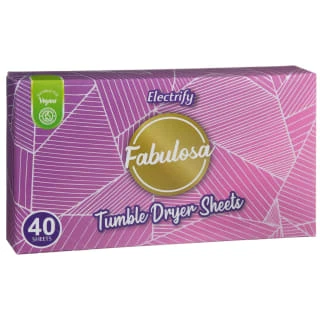 Fabulosa Tumble Dryer Sheets 40pk - Electrify 3 Fabulosa Tumble Dryer Sheets 40pk - Electrify