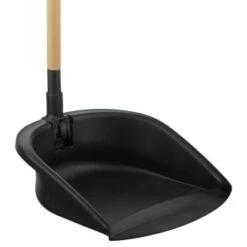 B&M Long Handle Bamboo Dustpan & Brush -Stanlty Shop 374921 bamboo long handle dustpan and brush 7