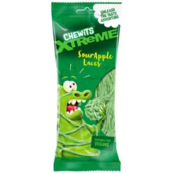 B&M Chewits Xtreme Sour Apple Laces