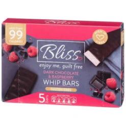 B&M Bliss Dark Chocolate & Raspberry Whip Bars 5pk