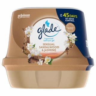 Glade® Glade Fragranced Bathroom Gel 180g - Sandalwood & Jasmine 3 Glade® Glade Fragranced Bathroom Gel 180g - Sandalwood & Jasmine