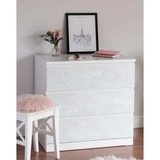 D-C-Fix Self-Adhesive Film Romeo - White - 90cm X 2.1m 5 D-C-Fix Self-Adhesive Film Romeo - White - 90cm X 2.1m - Image 3