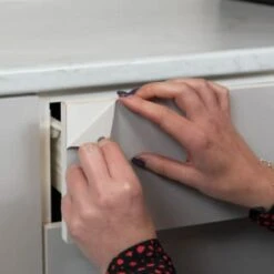 D-C-Fix Self-Adhesive Film Glossy Light Grey 67.5cm X 2m -Stanlty Shop 377884 dc fix glossy light grey self adhesive vinyl 67 5cm x 2m wallpaper