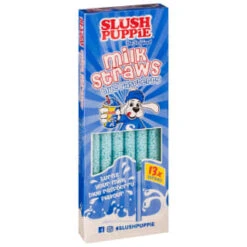 Slush Puppie Milk Straws 13pk - Blue Raspberry