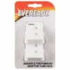 Eveready Shaver & Toothbrush Adapter Twin Pack -Stanlty Shop 379005 eveready shaver and toothbrush adaptor twin pack
