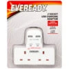 Eveready 2 Socket Extension Lead With 2 USB Chargers 1 Eveready 2 Socket Extension Lead With 2 USB Chargers -Stanlty Shop 379006 eveready 2 gang 2 usb
