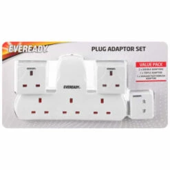 Eveready Plug Adaptor Set 4pk