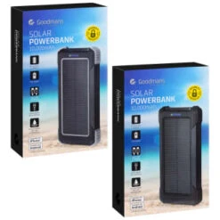 Goodmans Solar Power Bank 10000mAh - Black 11 Goodmans Solar Power Bank 10000mAh - Black -Stanlty Shop 381729 goodmans solar powerbank 10000mah main