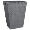 B&M Woven Laundry Hamper - Grey -Stanlty Shop 381923 woven hamper charcoal