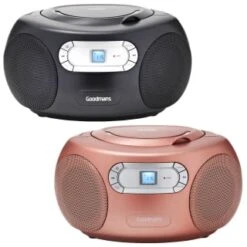 Goodmans CD Boombox With Bluetooth - Rose Gold 7 Goodmans CD Boombox With Bluetooth - Rose Gold -Stanlty Shop 382662 goodmans cd boonbox with bluetooth rose gold