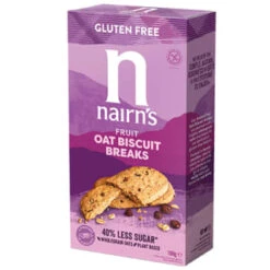 B&M Nairn's Gluten Free Fruit Oat Biscuit Breaks 160g