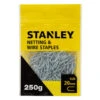 Stanley Netting & Wire Staples 20mm 250g -Stanlty Shop 382826 stanley netting and wire staples 20mm