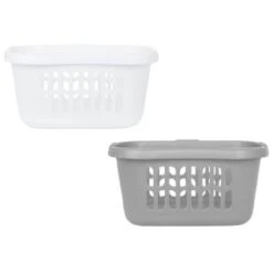 B&M Hipster Grey Laundry Basket -Stanlty Shop 383464 383465 hipster laundry basket group
