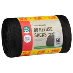 B&M Houseproud Extra Strong Refuse Sacks 80pk