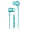 Goodmans Extra Bass Metal Earphones - Mint -Stanlty Shop 386061 goodmans high power bass metal earphones in line microphone mint