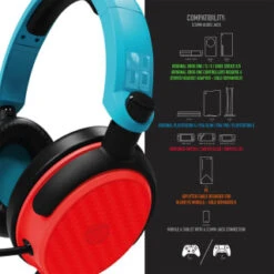 B&M Stealth Gaming Headset 18 B&M Stealth Gaming Headset -Stanlty Shop 386743 c6100 stealth headset red and blue 3