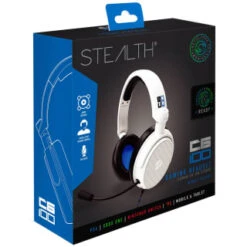 B&M Stealth C6-100 Headset -Stanlty Shop 386746 c6100 stealth headset white and blue 3