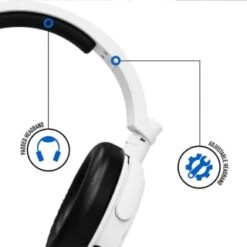 B&M Stealth C6-100 Headset -Stanlty Shop 386746 c6100 stealth headset white and blue 6