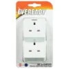 Eveready European Travel Adaptors 2pk -Stanlty Shop 387535 2pk eveready travel adaptor