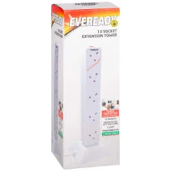 Eveready USB Double Wall Socket -Stanlty Shop 387544 eveready 10 socket extension tower 1