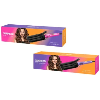 Cosmopolitan Triple Wave Curler - Purple 4 Cosmopolitan Triple Wave Curler - Purple - Image 2