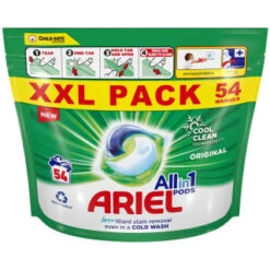 Ariel All-in-1 Laundry Pods & Oxi Stain Remover 54pk